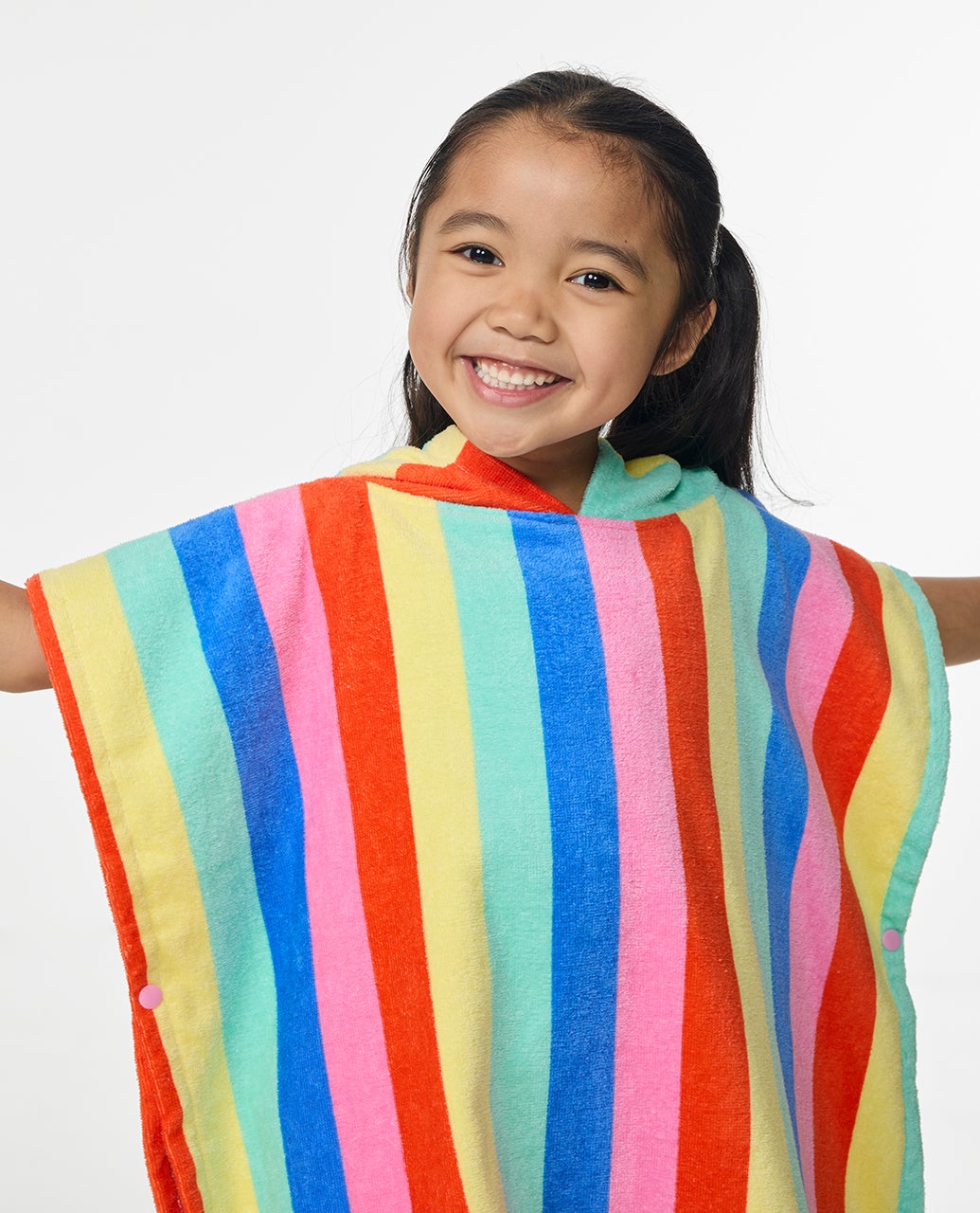 Mixed Snap Hooded Towel Poncho - Girl – Rip Curl