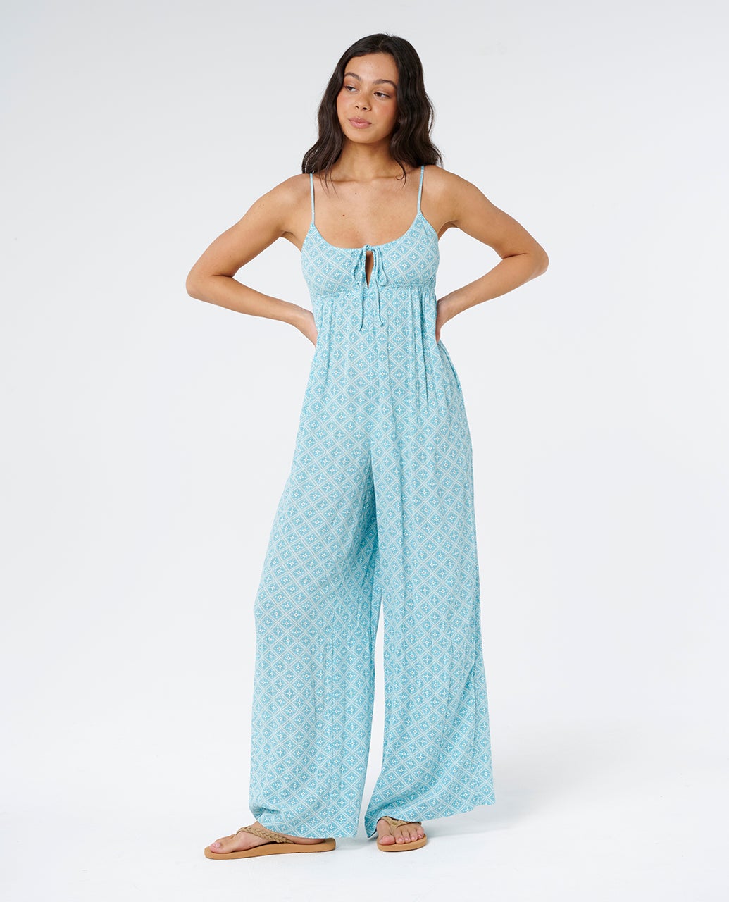 Mamd Raz Rkwro Half Moon Bay Tile Jumpsuit – Rip Curl