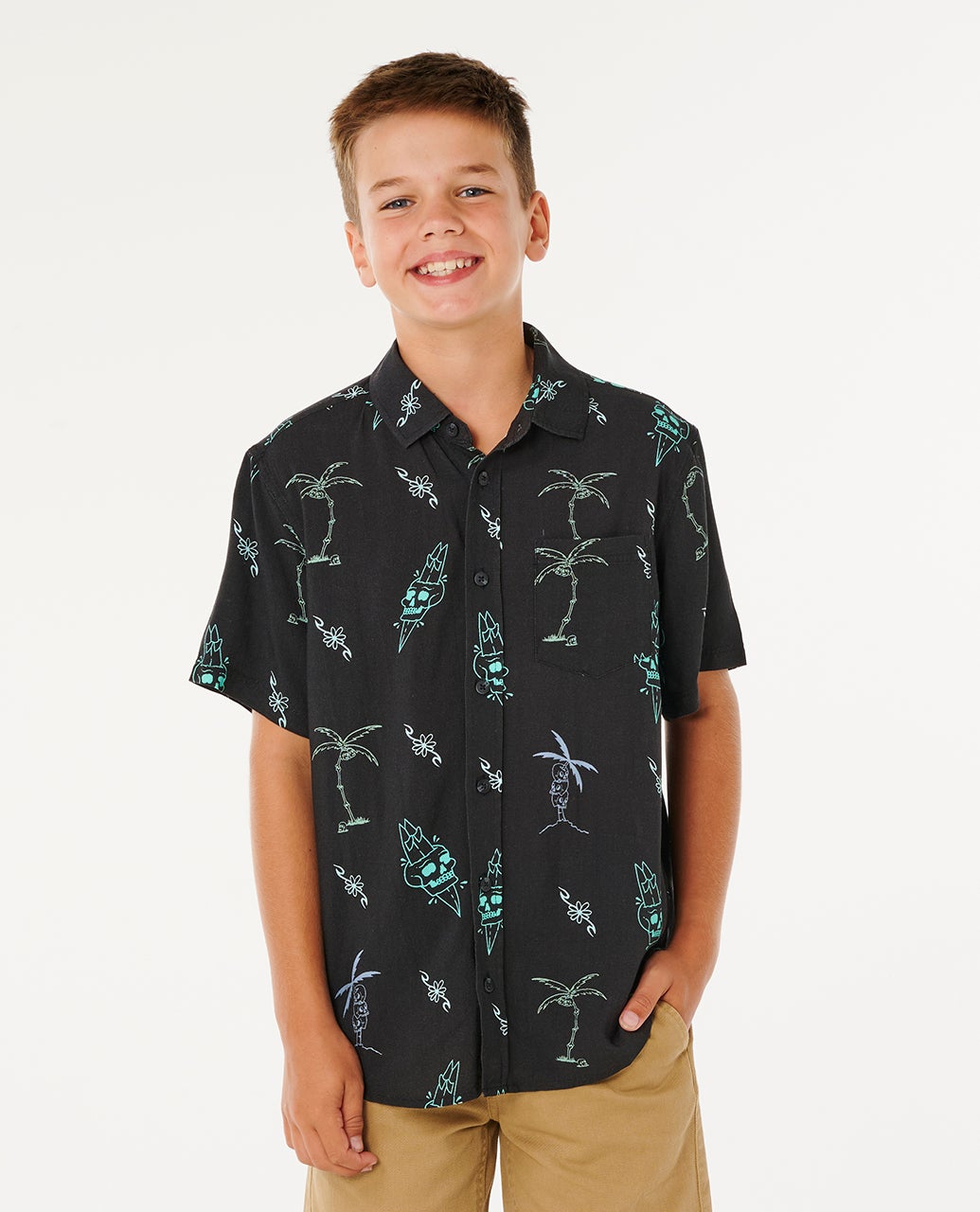 Eternal Shred Short Sleeve Shirt Boy – Rip Curl