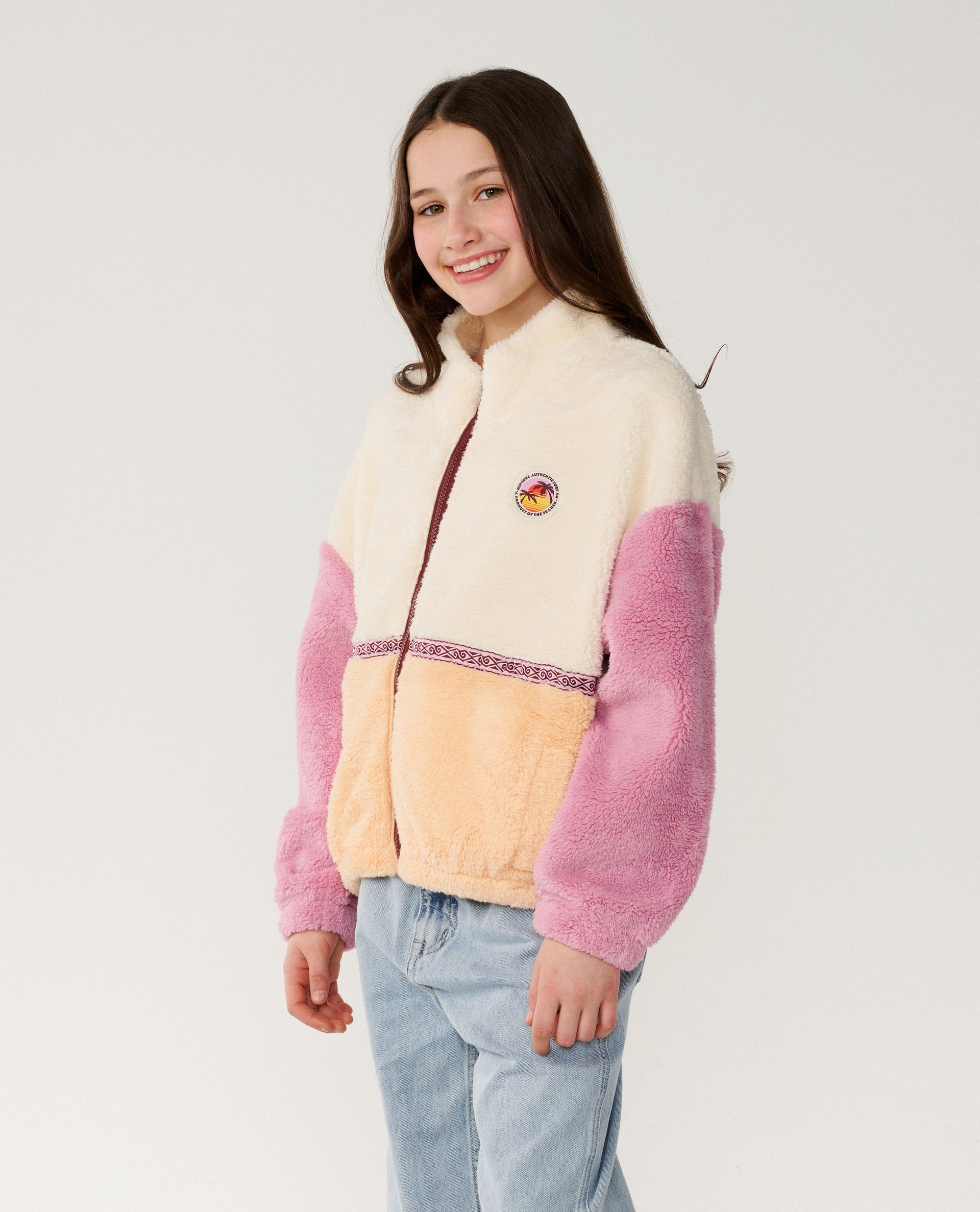 Fleecejacke mit Reißverschluss Surf Revival