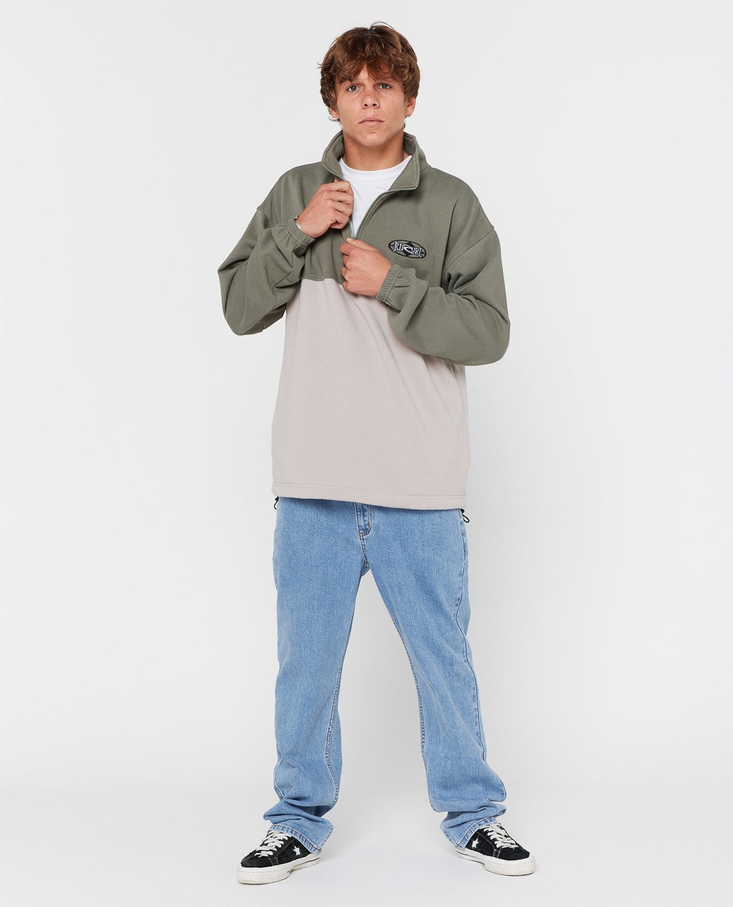 Heritage Oval 1/4 Zip Crew – Rip Curl