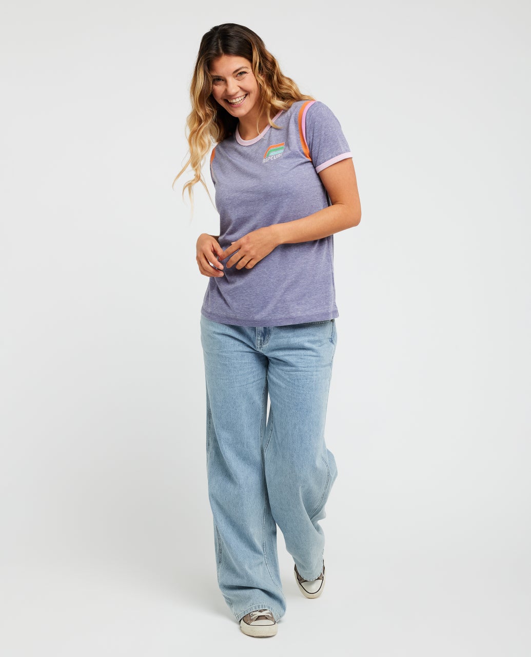 Surf Side Ringer Tee – Rip Curl
