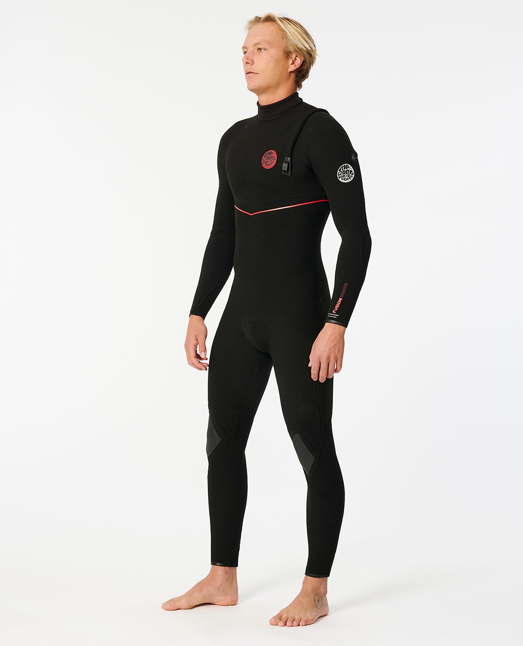 Flashbomb Fusion 3/2mm Zip Free Wetsuit Steamer – Rip Curl