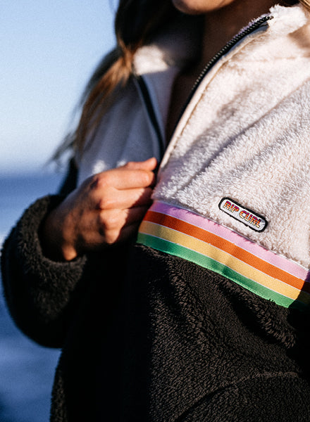 Close up image of Rip Curl fleece